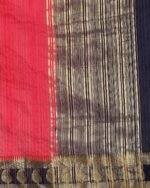 Art Silk Saree with Zari Border - Image 3