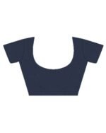 Women Embroidered Semi-Sheer Organza Saree - Image 6